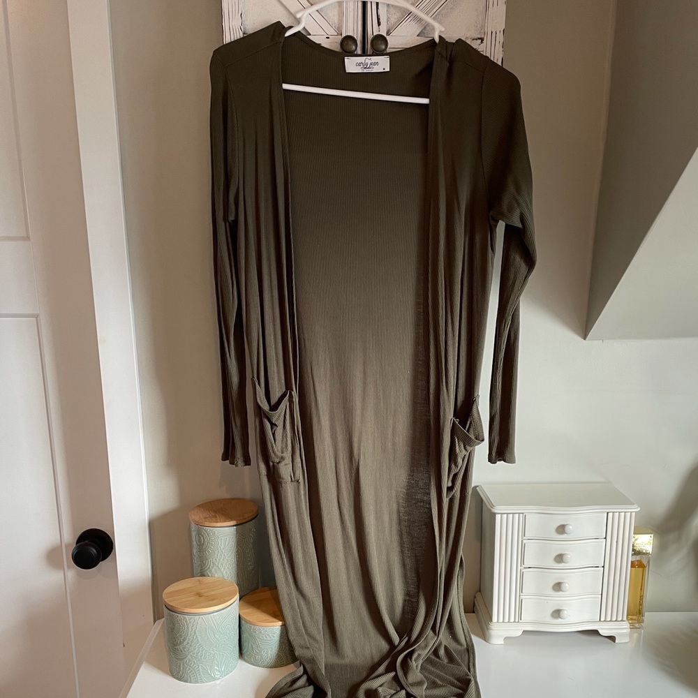 Carly Jean Olive Duster
